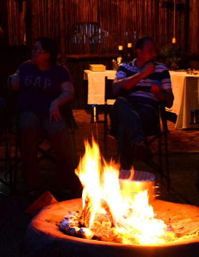 Main boma at night