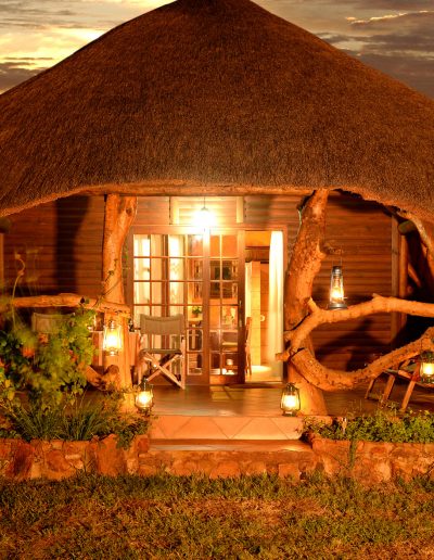 Log cabin exterior