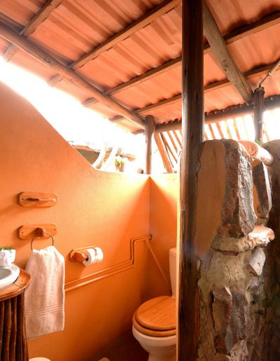 Safari tent bathroom