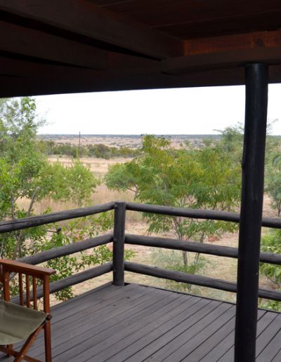 Log Cabin view from private deck